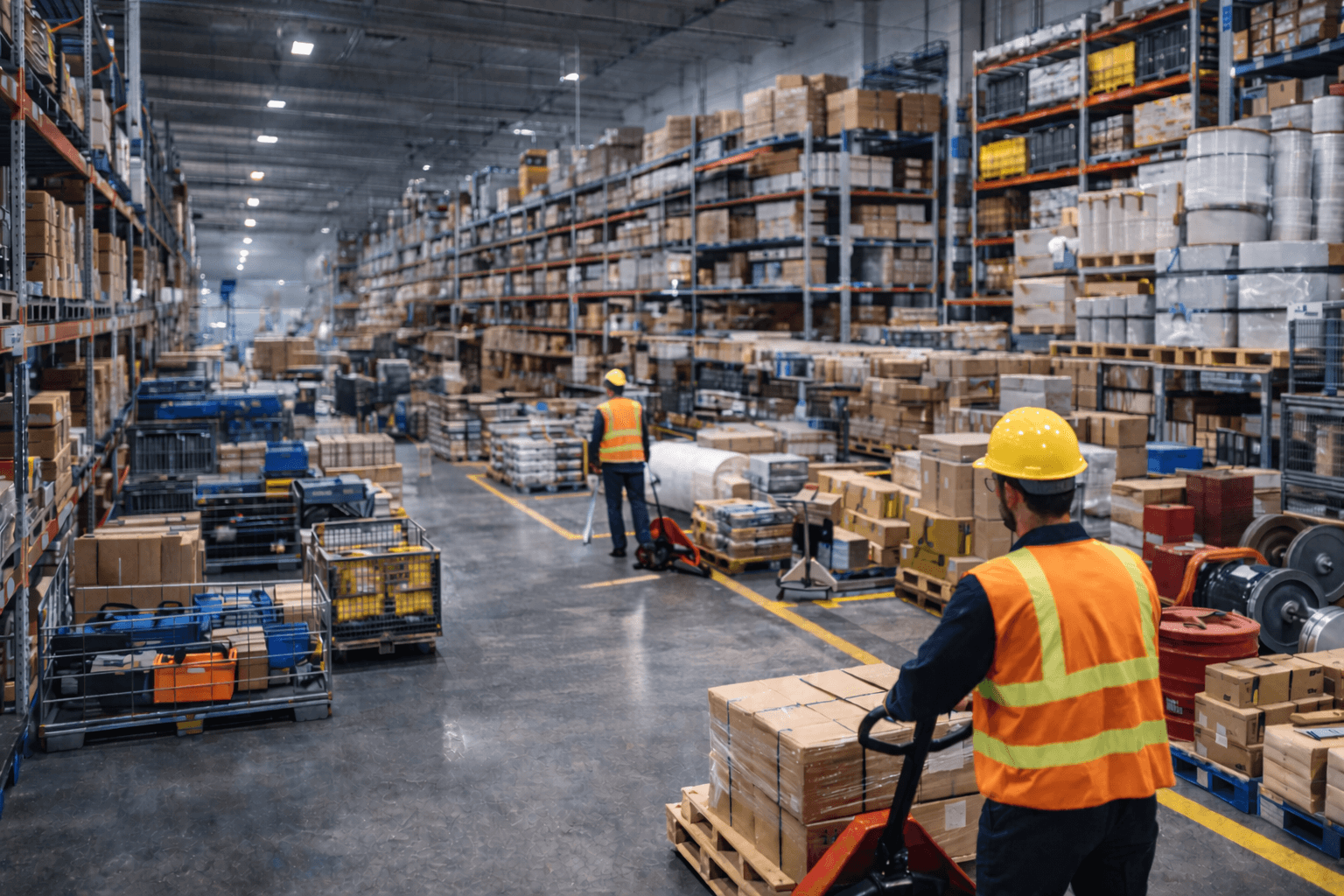 人工搬运强度高